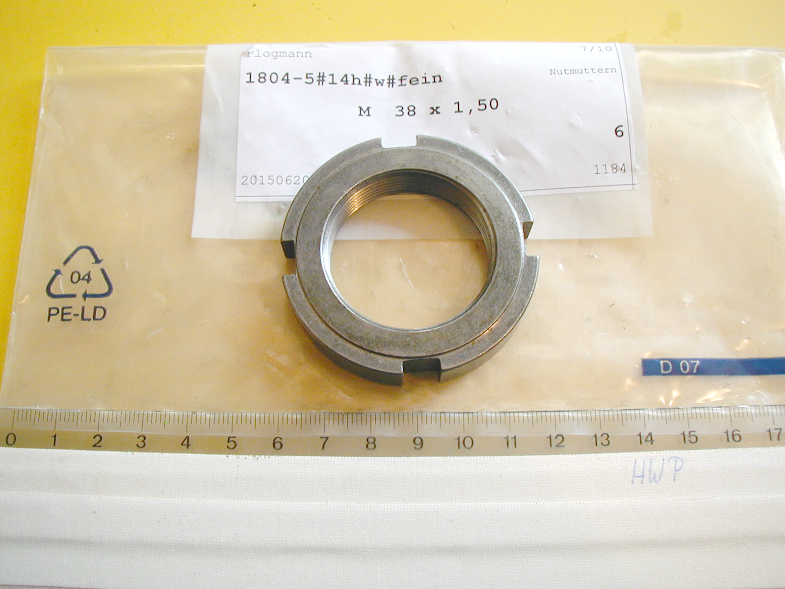 DIN 1804 Nutmutter